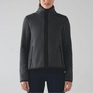 NWOT Lululemon it’s fleecing cold full zip jacket, size 10